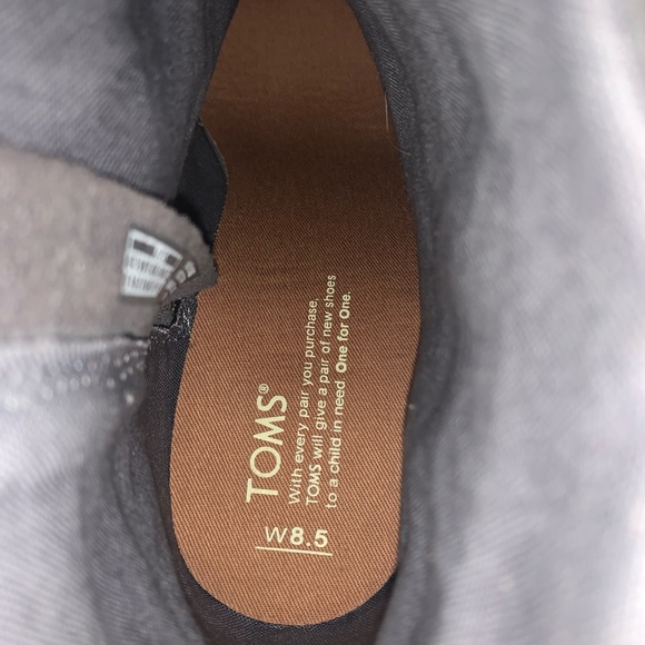 Toms charcoal gray Lunata ankle booties - Picture 4 of 5